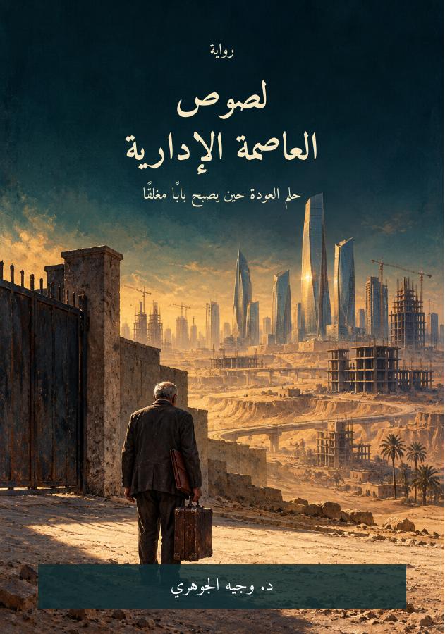 غلاف رواية لصوص العاصمة الإدارية